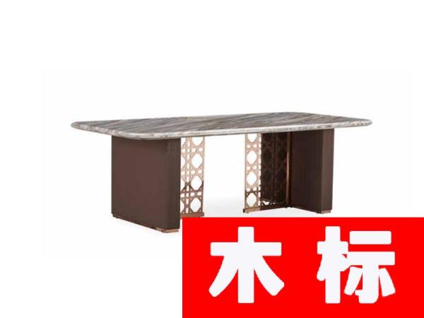 輕奢輕奢餐廳餐桌椅時(shí)尚不銹鋼餐桌GM-206長餐桌